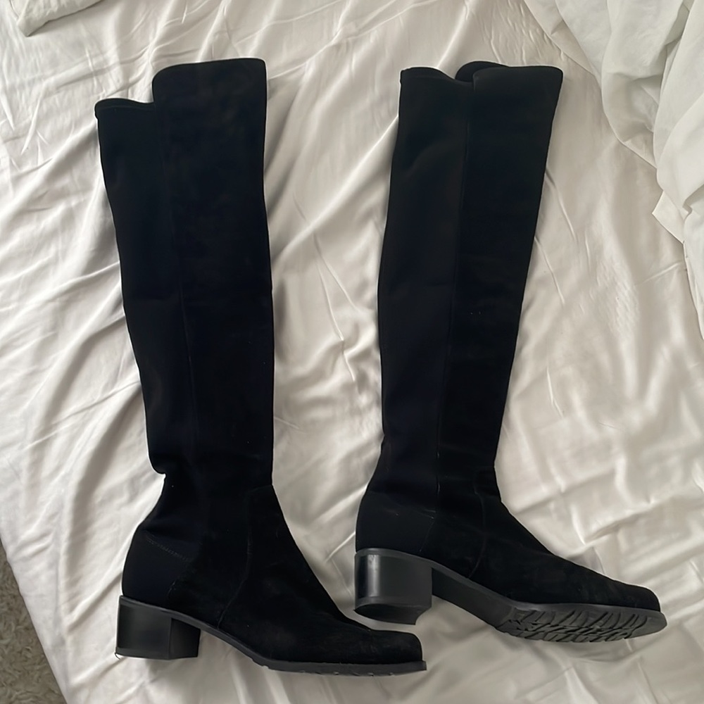 Stuart Weitzman Reserve Boot Suede Size 6.5 - image 8